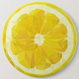 Bóton Redondo 15.24cm Tripa de limão fresca amarela moderna