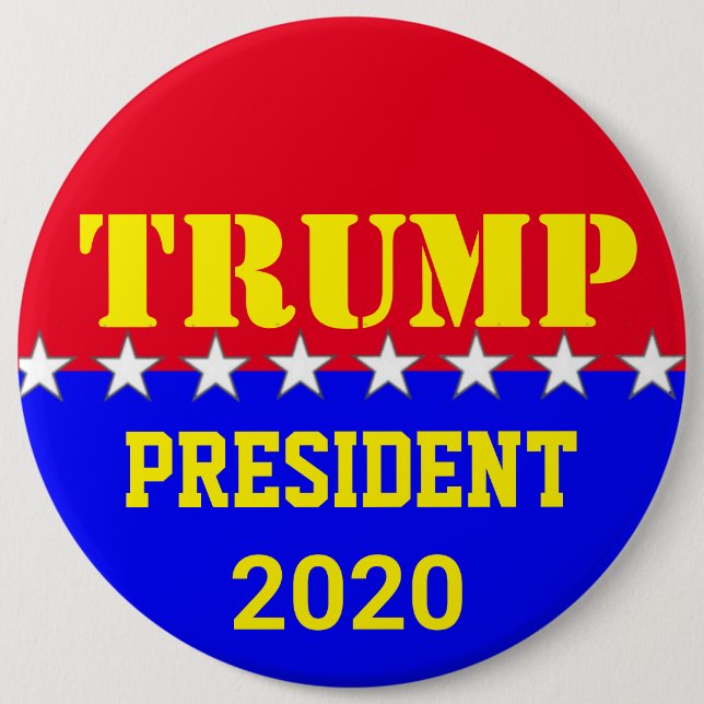 BÓTON REDONDO 15.24CM TRUMP 2020 (Frente)