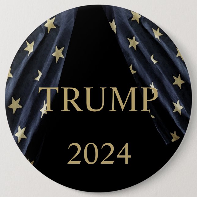 BÓTON REDONDO 15.24CM TRUMP 2024 (Frente)