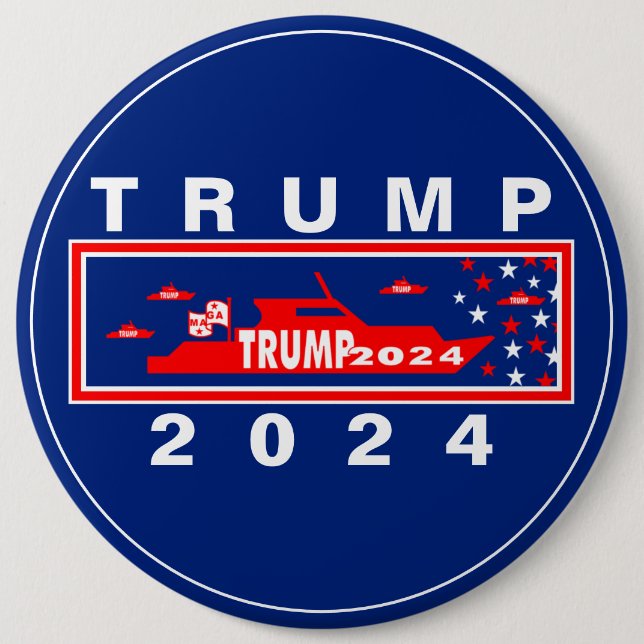 BÓTON REDONDO 15.24CM TRUMP 2024  (Frente)