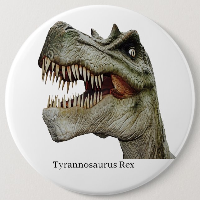 Bóton Redondo 15.24cm Tyrannosaurus Rex (Frente)