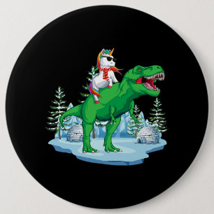Bóton Redondo 15.24cm Unicorn Andando T rex Natal Dinossauros Meninas