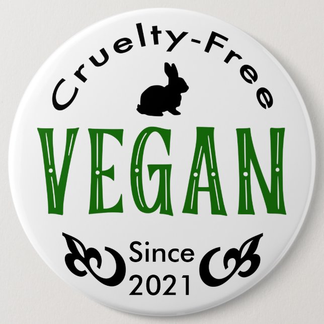 Bóton Redondo 15.24cm Vegan desde [adicionar sua própria data] (Frente)