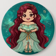 Velvet Universe Zodiac — Botão da Alma do Prado de