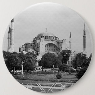 Bóton Redondo 15.24cm Vintage Turkey Istambul Santa Sophie Basilica 1970