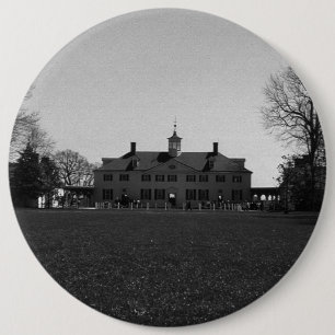 Bóton Redondo 15.24cm Vintage USA Monte Vernon George Washington