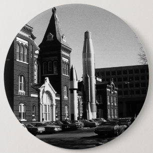 Bóton Redondo 15.24cm Vintage USA National Air Space Museum