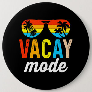 Bóton Redondo 15.24cm Vintage Vacage Modo Vacinação Vintage Cruise Famíl