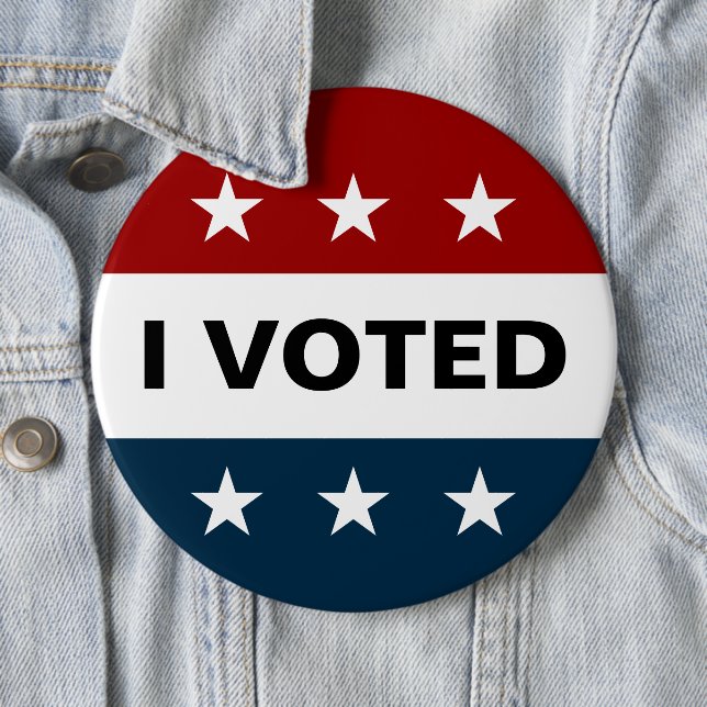 Bóton Redondo 15.24cm Votei contra as eleições de 2024 (In Situ)