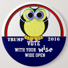 Bóton Redondo 15.24cm Voto 2016 sábio