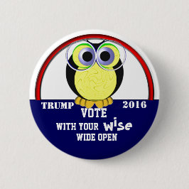 Bóton Redondo 15.24cm Voto 2016 sábio