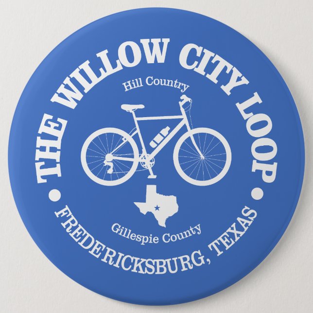 Bóton Redondo 15.24cm Willow City Loop (ciclismo) (Frente)