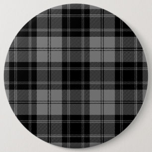 Bóton Redondo 15.24cm Xadrez de cinzas pretas Douglas tartan