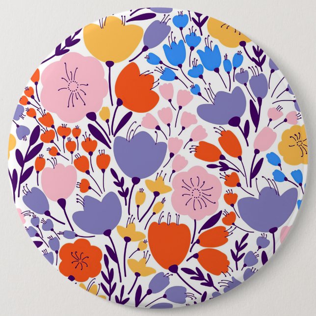 Bóton Redondo 15.24cm Xmas Dotado Colorido E Brilhante (Frente)