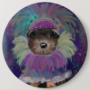 Bóton Redondo 15.24cm Yorkie Poo