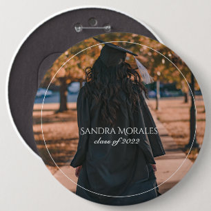 Bóton Redondo 15.24cm Your Graduation Photo Class of