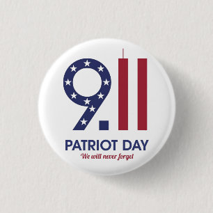 Bóton Redondo 2.54cm 20. º aniversário 9/11 NeveEsqueça a Chaveiro d