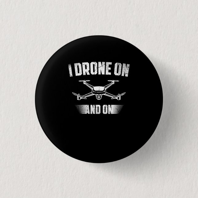 Bóton Redondo 2.54cm 20.Drones para pilotos de Drones (Frente)