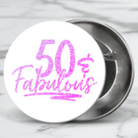50 e fabuloso brilho roxo 50. Aniversário