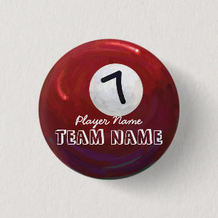 Bóton Redondo 2.54cm 7 Ball