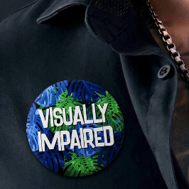 Bóton Redondo 2.54cm A Selva Tropical Deixa-se Visualmente Imparada