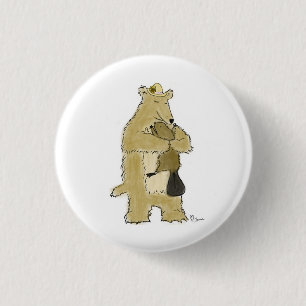 Bóton Redondo 2.54cm Abraço de urso