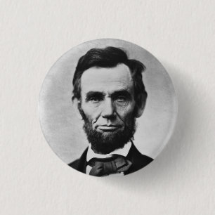 BÓTON REDONDO 2.54CM ABRAHAM LINCOLN