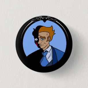 Bóton Redondo 2.54cm Abraham van Helsing Color Button
