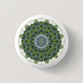 Bóton Redondo 2.54cm Achillean Mandala Button