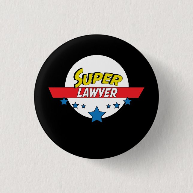 Bóton Redondo 2.54cm Advogado super, #lawyer (Frente)