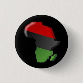 Bóton Redondo 2.54cm África Pan-Africanismo - Botão