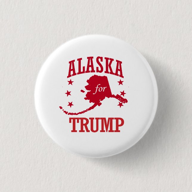 BÓTON REDONDO 2.54CM ALASKA PARA DONALD TRUMP (Frente)