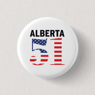 Bóton Redondo 2.54cm Alberta 51º Estado Americano WEXIT