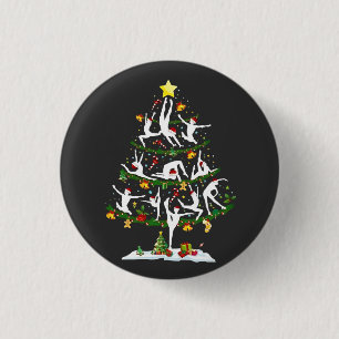 Bóton Redondo 2.54cm Amante de Dança de Ballet Iluminação de Natal Ball