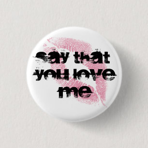 Bóton Redondo 2.54cm Ame-me Pin