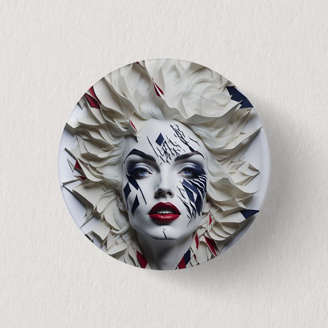 Bóton Redondo 2.54cm american fan 29 (Frente)