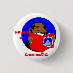 Bóton Redondo 2.54cm Amigo do crachá de ComicsDC (design 2)