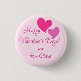 Bóton Redondo 2.54cm Amor e beijos