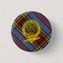 Bóton Redondo 2.54cm Anderson Clan Tartan & Motif