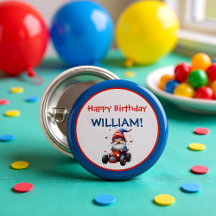 Aniversário Infantil com Gnome Patriótico e Carro 