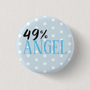 Bóton Redondo 2.54cm Anjo 49% - personalizável