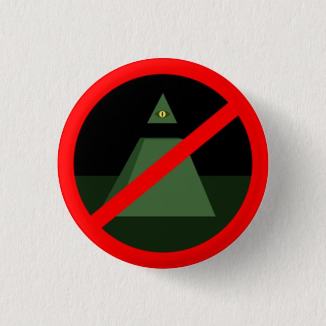 Bóton Redondo 2.54cm Anti todo o botão de vista do olho (Frente)