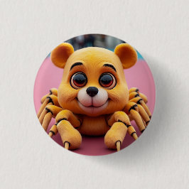 Bóton Redondo 2.54cm Arachnofobia Winnie o Pooh 1