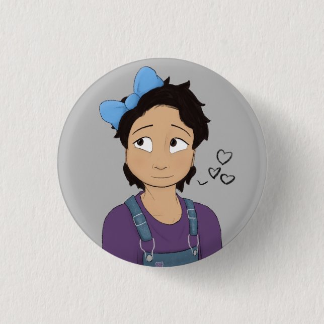 Bóton Redondo 2.54cm Arco bonito! (Frente)