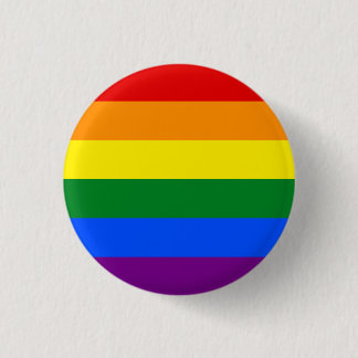 Bóton Redondo 2.54cm Arco-Íris LGBT