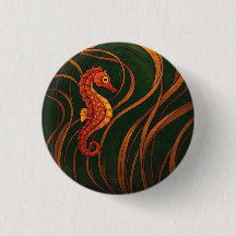 Art Nouveau Seahorse