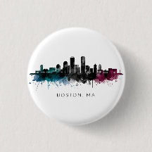 Arte de Massachusetts | Aquarela do Horizonte de B