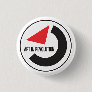 Bóton Redondo 2.54cm Arte em revolução