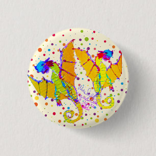 Bóton Redondo 2.54cm Arte por Micheal Charm