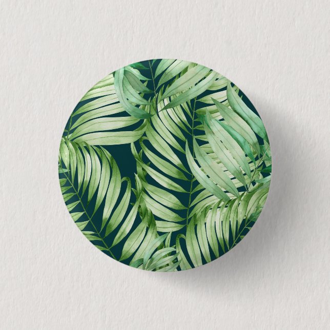 Bóton Redondo 2.54cm Árvore tropical (Frente)